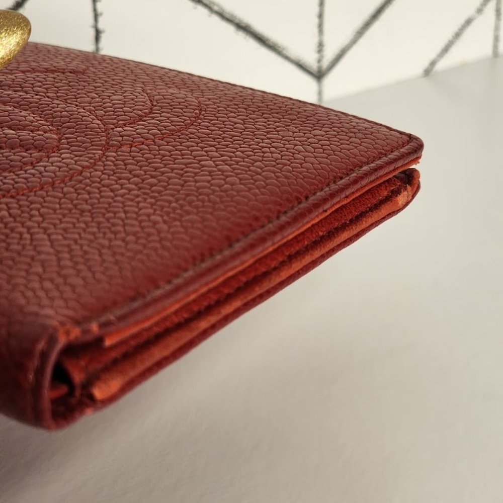 Chanel CC Bifold Caviar Leather Wallet - Picture 11 of 13